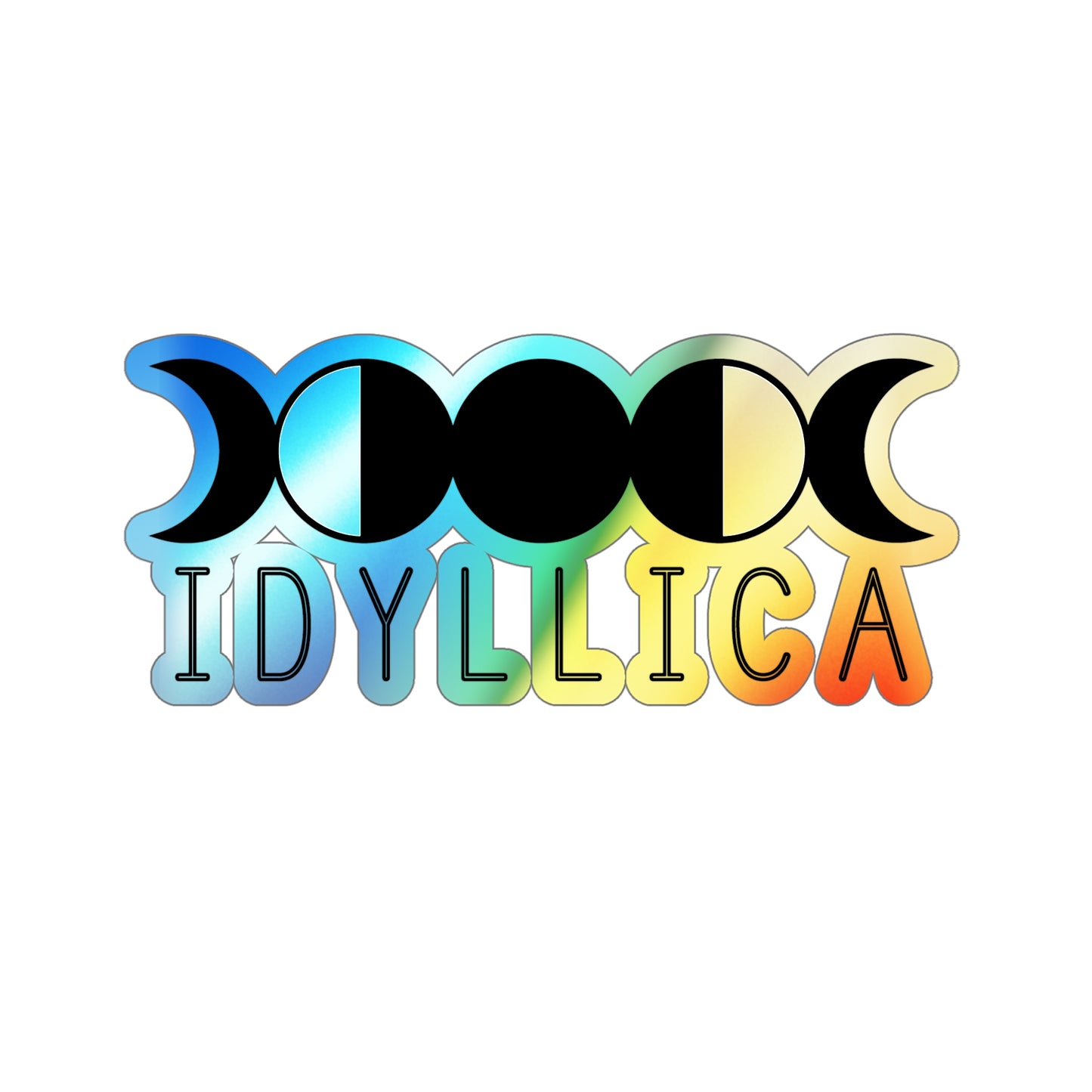 Holographic Idyllica Sticker